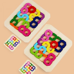 Montessori Wczesna edukacja Puzzle Drewniane zabawki Dwie osoby Bitwa Kolorowy blok cyfrowy Zabawki matematyczne Interaktywna gra planszowa dla rodziców i dzieci Trening koordynacji ręka-oko