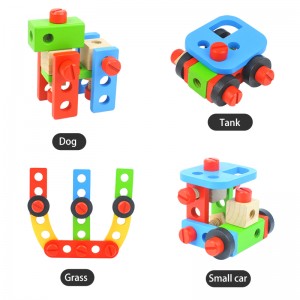 39 PCS Wooden Nut Puzzle Toy – Versatile Nut Simulation Puzzle Screw And Nut Combination – Hand Eye Coordination Parent-Child Interaction Toy, Christmas Gift