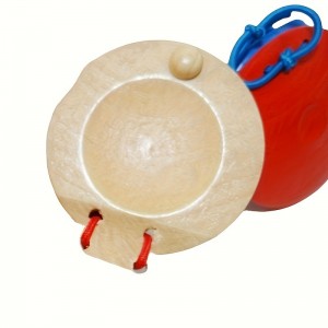 Castagnettes à doigts en bois pour enfants, jouets musicaux pour enfants avec ficelle extensible pour une tenue facile, instruments de musique simples à jouer pour cadeaux de fête et remplisseurs de pinata