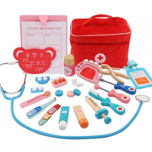 Get Well Doctor's Kit Play Set - 25 piezas de juguete - Juego de rol de médico, kit de médico para niños pequeños y niños a partir de 3 años