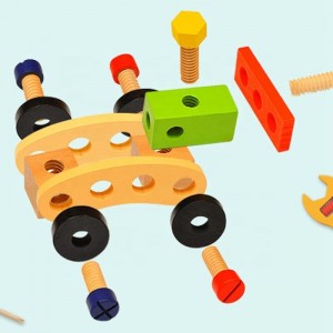 Kit de herramientas para niños, juego de herramientas de madera para niños pequeños incluye caja de herramientas y pegatinas, juguetes educativos Montessori para construcción de tallos para niños de 2 3 4 5 6 años, el mejor regalo de cumpleaños para niños