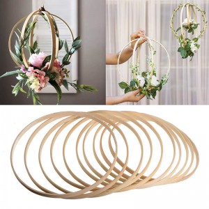 Wooden Frame Hoop Circle Embroidery Hoop Tool Bamboo Circle For Cross Stitch Hand DIY Art Craft