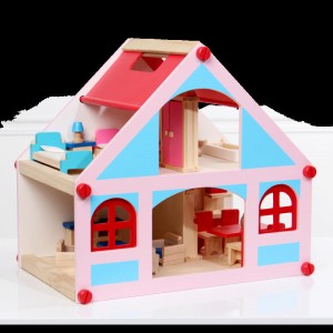 Casa de bonecas de beleza premiada, mansão de madeira com acessórios para maiores de 3 anos