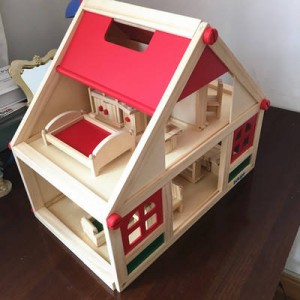 Preisgekröntes Schönheitspuppenhaus, Spielhaus aus Holz mit Zubehör für Kinder ab 3 Jahren