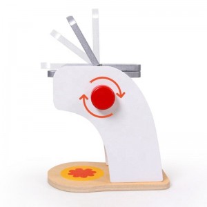 Mainan Kayu Anak-anak Mainan Pembuat Kopi Mesin Espresso Playset – Hadiah Aksesori Dapur Bermain Balita untuk Anak Perempuan dan Laki-Laki