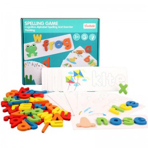 Puzzles en bois pour les tout-petits de 1 à 3 ans, jouets pour tout-petits, cadeaux pour garçons et filles de 1, 2 et 3 ans, puzzles pour tout-petits, jouets éducatifs d'apprentissage avec forme d'animal, puzzle d'orthographe de l'alphabet, jouets préscolaires