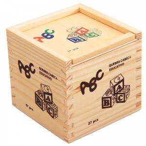 豪华 ABC/123 块套装带储物盒 - 字母和数字/ABC 经典木块适合 2 岁以上幼儿和儿童