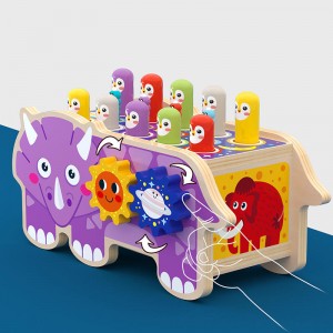 Mainan Palu Kayu untuk Anak Usia 12+ Bulan, Mainan Montessori untuk Bayi Usia 1+ Tahun, Mainan Perkembangan Dini, Hadiah untuk Balita Usia 1-2