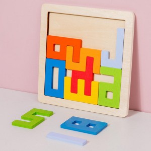 Drewniana plansza z cyframi (od 0 do 9) – Ucz się liczb dzięki drewnianym łamigłówkom – Zabawki edukacyjne dla dzieci – Liczby