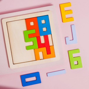 Tablă de puzzle masivă cu numere din lemn (de la 0 la 9) – Învață-ți numerele cu puzzle-uri din lemn – Jucării educaționale pentru copii – Numere