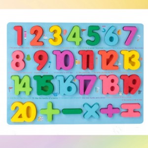 Wooden Alphabet, Shapes and Numbers Puzzles for Toddlers 3-6 Years Old, Montessori Pre School-Educational Learning Toys for Boys and Girls 