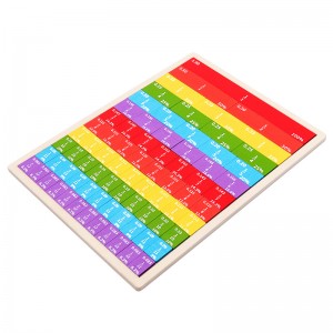 Montessori Regenbogen-Mathe-Brettspielzeug aus Holz, Denk- und Rechenfähigkeit, Aufklärungsübung, frühe Bildung, kognitives Mathe-Bruchbrett-Spielzeug